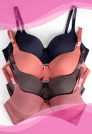 Plain Non-wire Brassiere Non-removable Straps