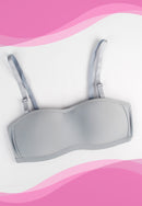 New Padded Non-wire Plain Brassiere Removable Straps