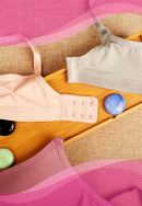 Ladies Plain Lightweight Non-wired Bra